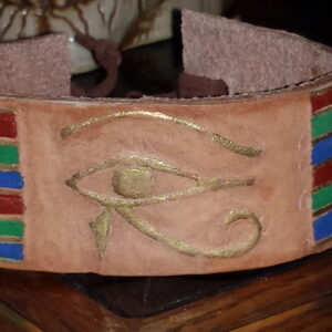 Eye of Horus Leather Bracelet